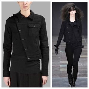 Barbara I Gongini Asymmetric Denim Jacket